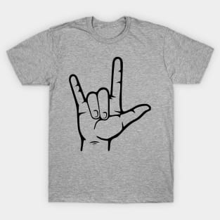 I Love You - sign language T-Shirt